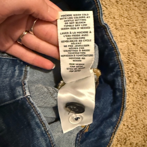 Bagatelle Denim wide leg crop Jean - Picture 4 of 6